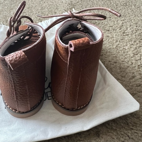 NWOT Mil&Co. Brown Leather Unisex Toddler Booties/Walker Shoe US Size 10 - Picture 7 of 7